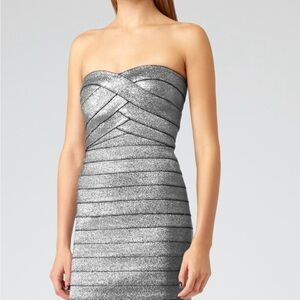 Beautiful Reiss silver dress!!!